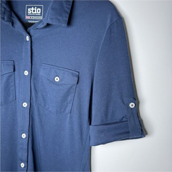 STIO DIVIDE BUTTON-UP SHIRT SIZE MEDIUM - Picture 3 of 7